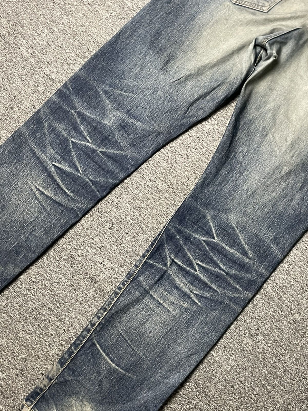 Edwin × Japanese Brand × Vintage Vintage EDWIN Selvedge Dirty Jeans (91) Size US 32 / EU 48 - 12 Thumbnail
