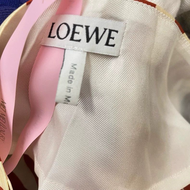 Loewe LOEWE Colorful striped silk short sleeves Size S / US 4 / IT 40 - 3 Thumbnail