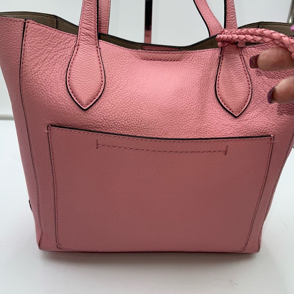 Cole Haan Cole Haan Leather Tote With Braided Tassel and Gold Button B Size ONE SIZE - 5 Thumbnail