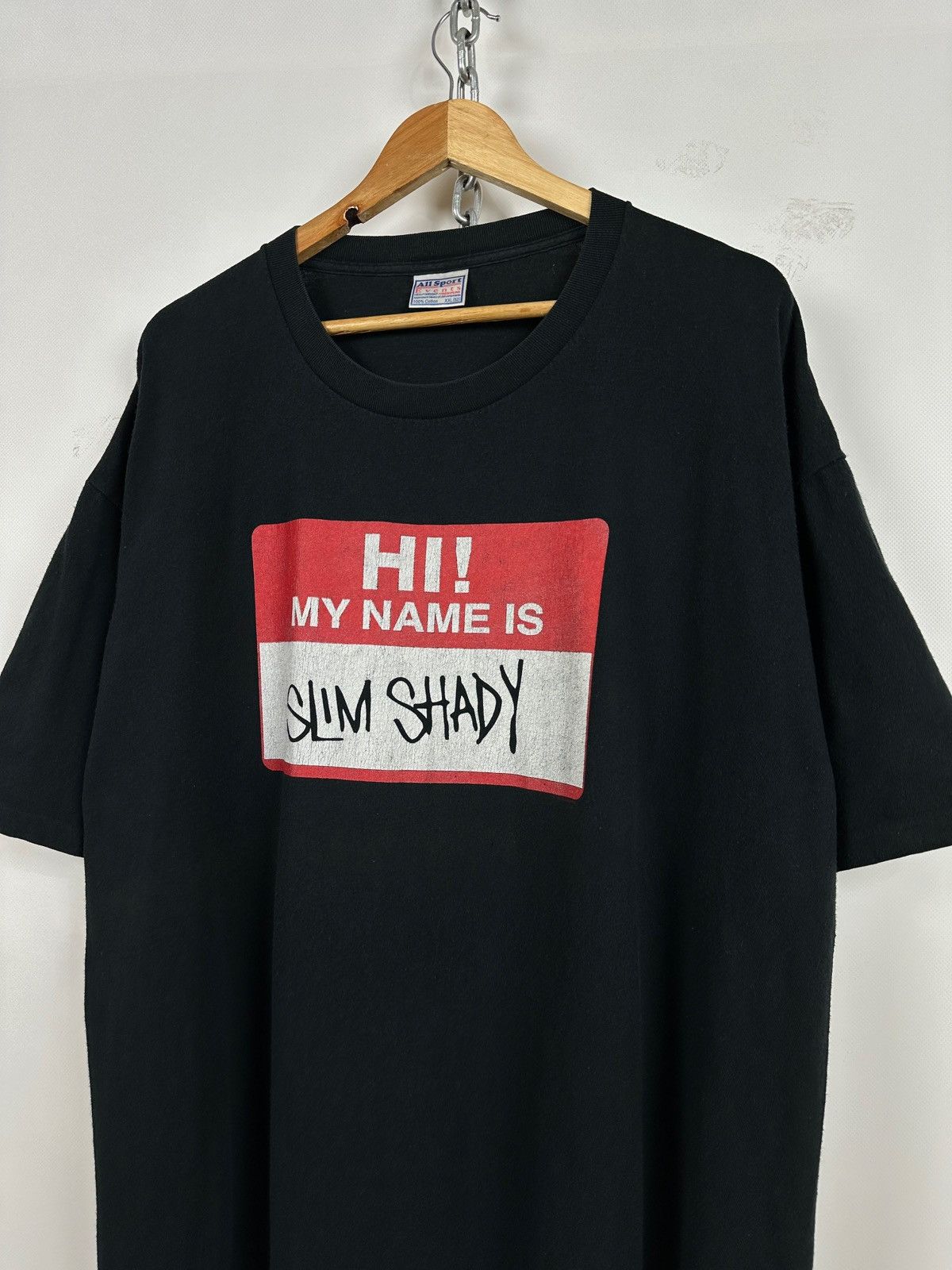 Eminem Vintage Eminem Hi My Name Is Slim Shady Promo T-Shirt Size US XXL / EU 58 / 5 - 4 Thumbnail