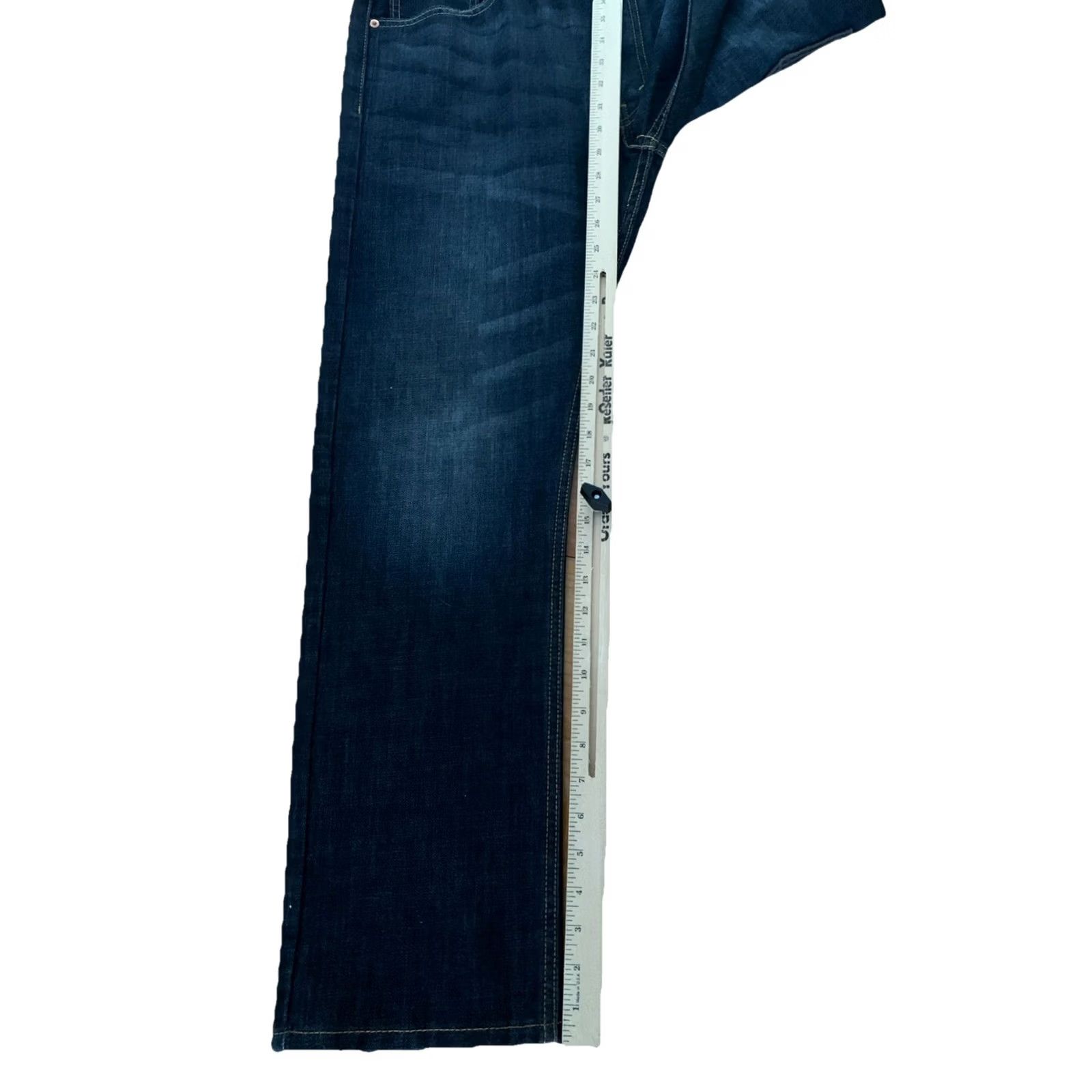 Levi's Levi’s 513 Mens Slim Straight Leg Jeans Dark Wash 36x30 EUC-12541 Size US 36 / EU 52 - 4 Thumbnail