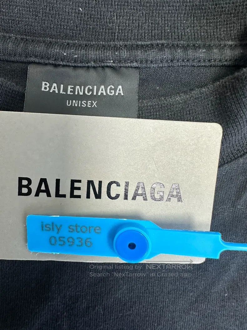 Balenciaga Balenciaga Letter print round neck short-sleeve T-shirt Size US S / EU 44-46 / 1 - 4 Thumbnail