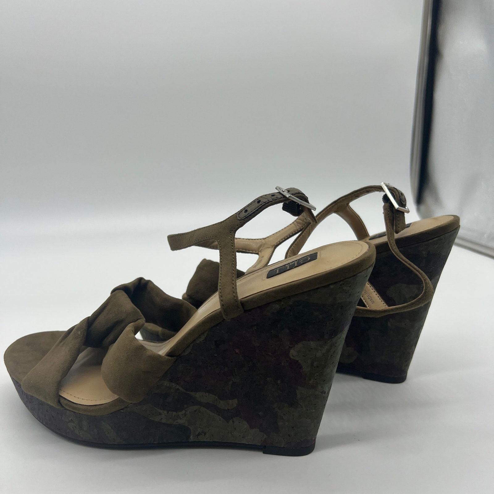 Other G.I.L.I. Knotted Front Wedge Ankle Strap Size 8 M Kahlie Size US 8 / IT 38 - 2 Thumbnail