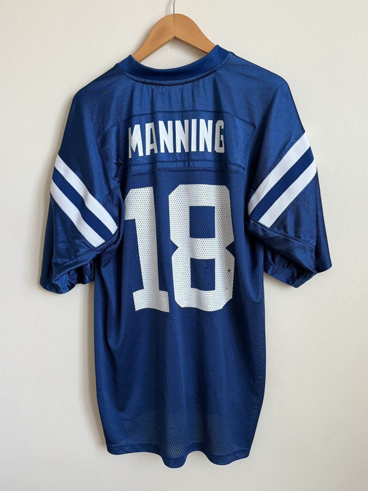 NFL Vintage Reebok NFL Peyton Manning #18 Indianapolis Jersey Size US L / EU 52-54 / 3 - 9 Thumbnail