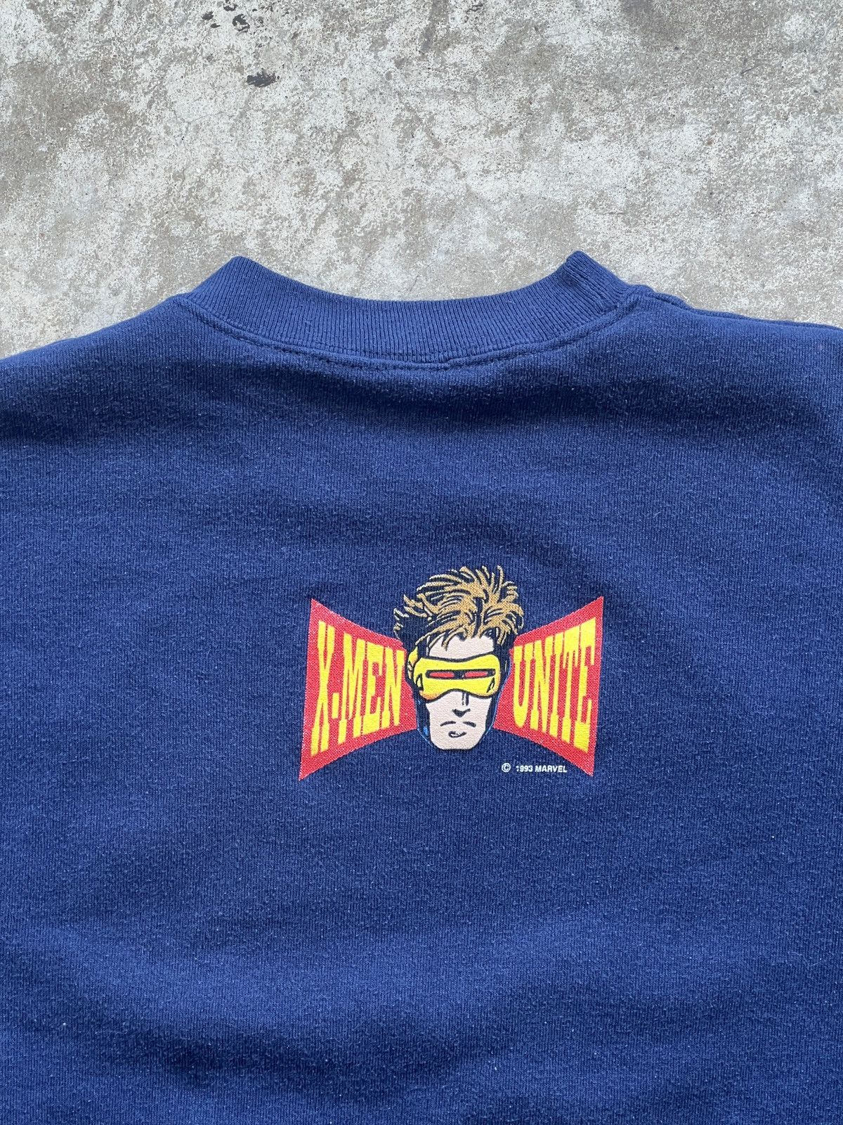 Marvel Comics Vintage 1993 Marvel Mutants X-Men Cyclone Crewneck Medium Size US M / EU 48-50 / 2 - 5 Thumbnail