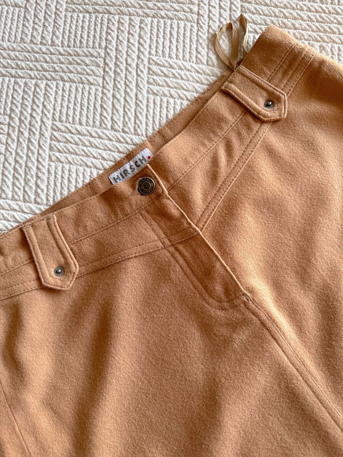 Hysteric Glamour Vintage boho 2000s maxi beige wool skirt y2k CHLOE style Size 32" / US 10 / IT 46 - 4 Thumbnail