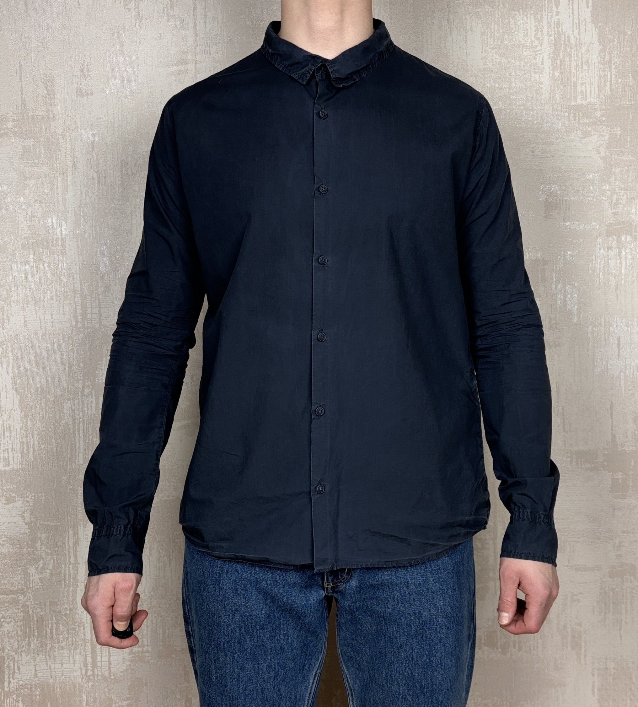 Rundholz Rundholz Dip Long Sleeve Shirt Faded Color Navy Blue Size US L / EU 52-54 / 3 - 2 Thumbnail
