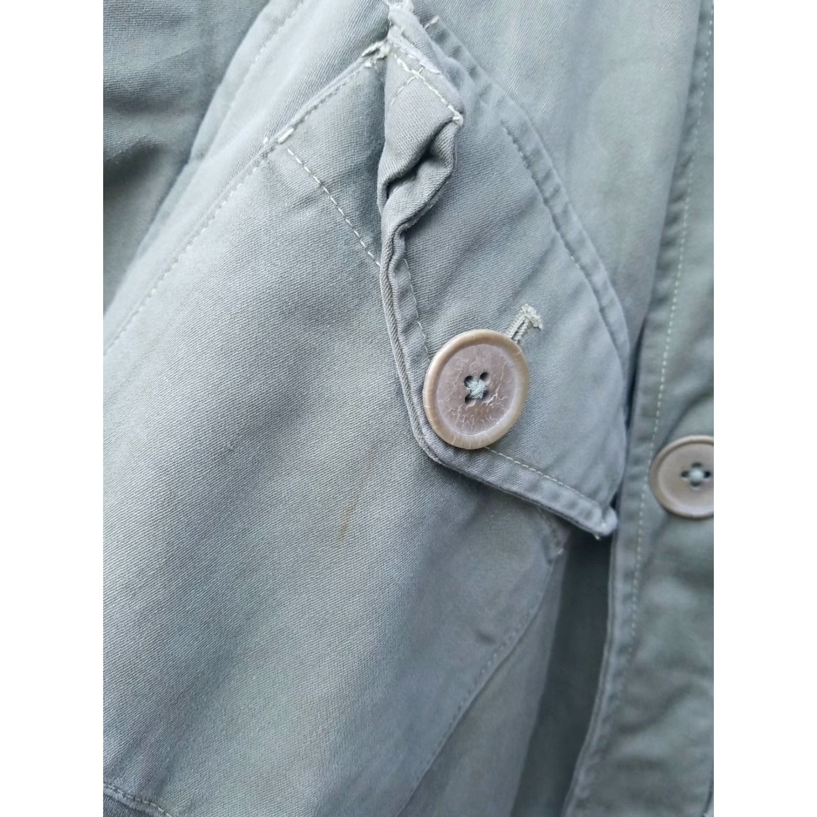Vintage VINTAGE BRITISH MILITARY Parka Coat Men 1953 Green Size 3 Chest 26 Length 36 Winter Army Zipper Snap Closure Jacket Size US S / EU 44-46 / 1 - 4 Thumbnail
