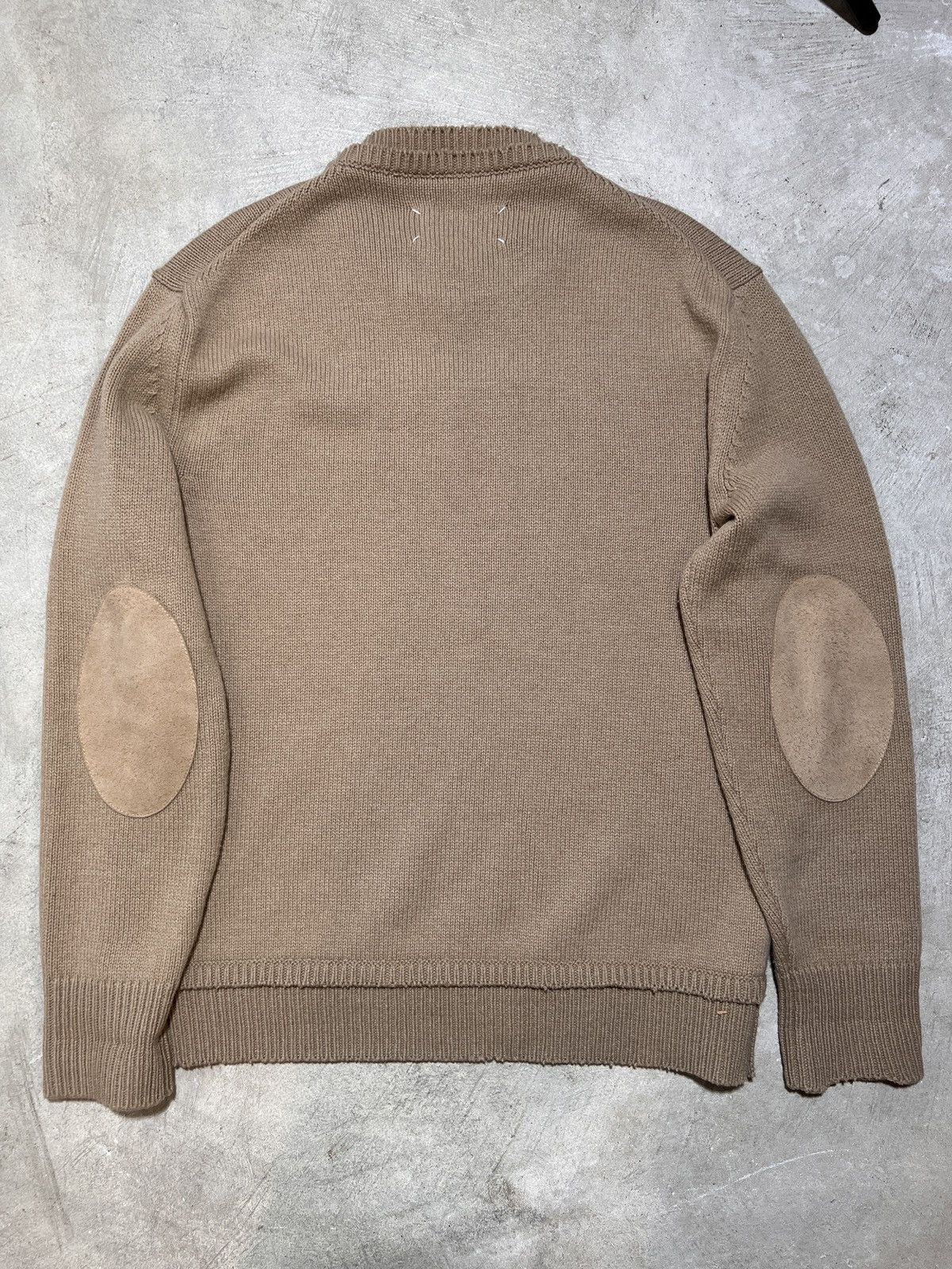 Maison Margiela Elbow Patch Sweater | Grailed