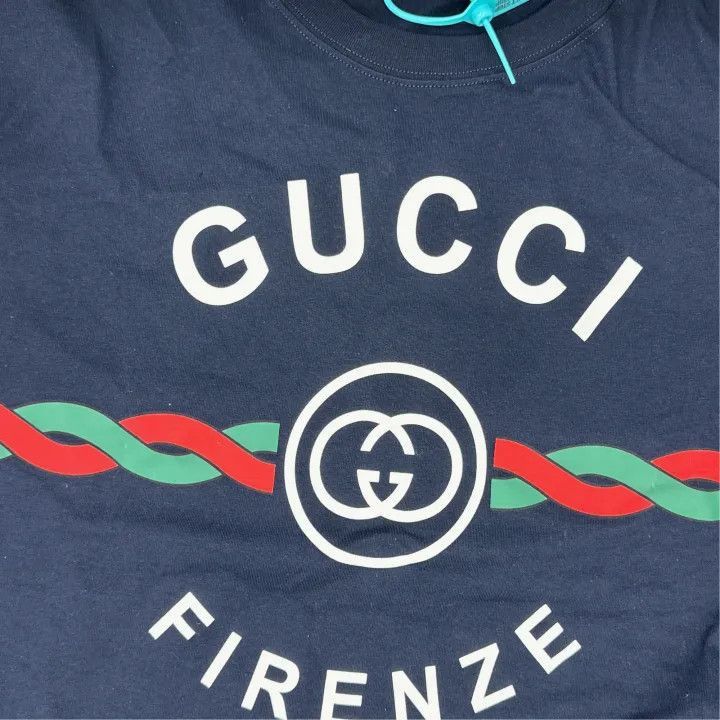 Gucci Gucci Gucci Lido Firenze 1921 Short Sleeve T-Shirt -2506 Size US L / EU 52-54 / 3 - 4 Thumbnail