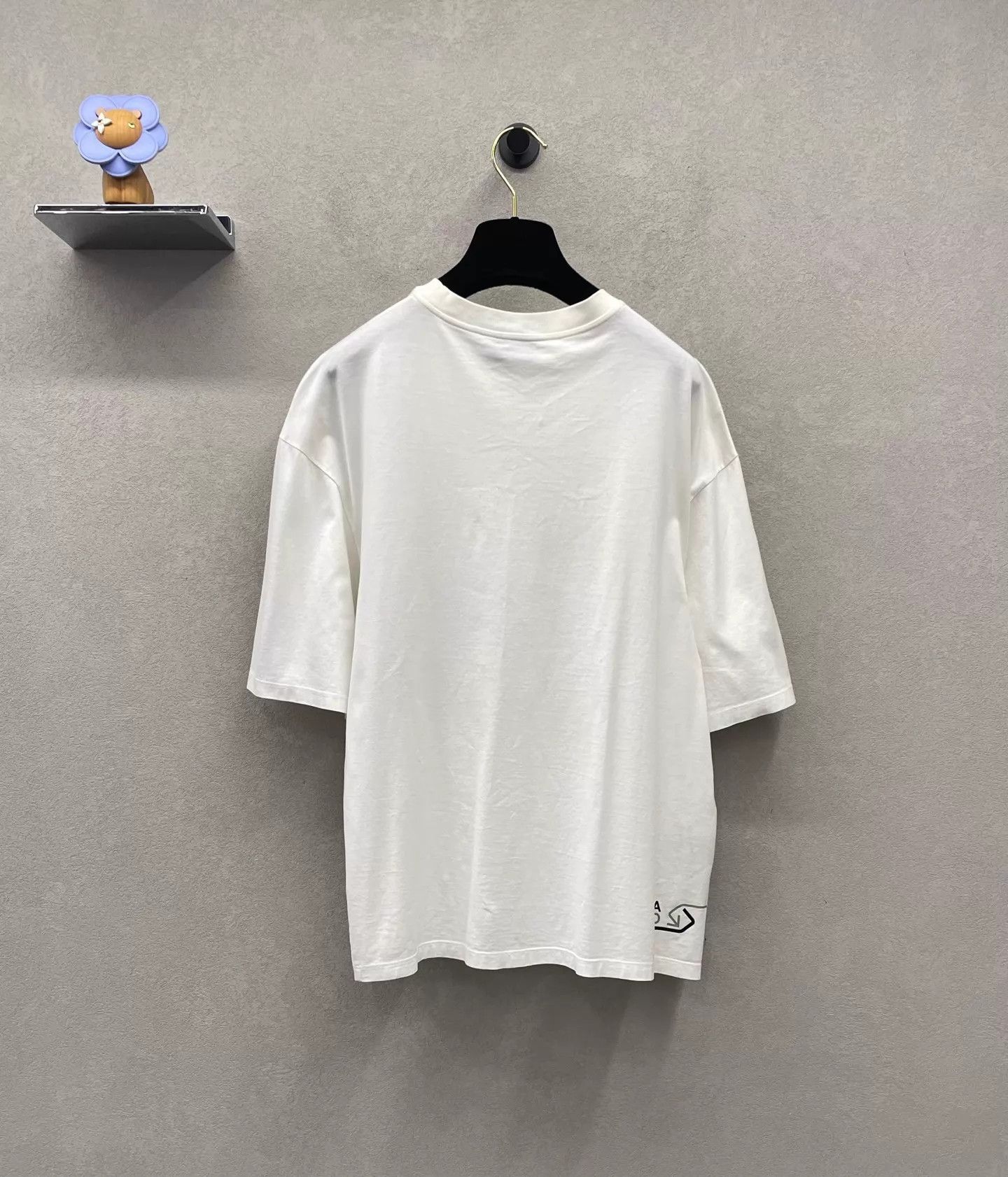 Prada Prada 9-Square White Short Sleeve T-Shirt XS Size US XS / EU 42 / 0 - 2 Thumbnail