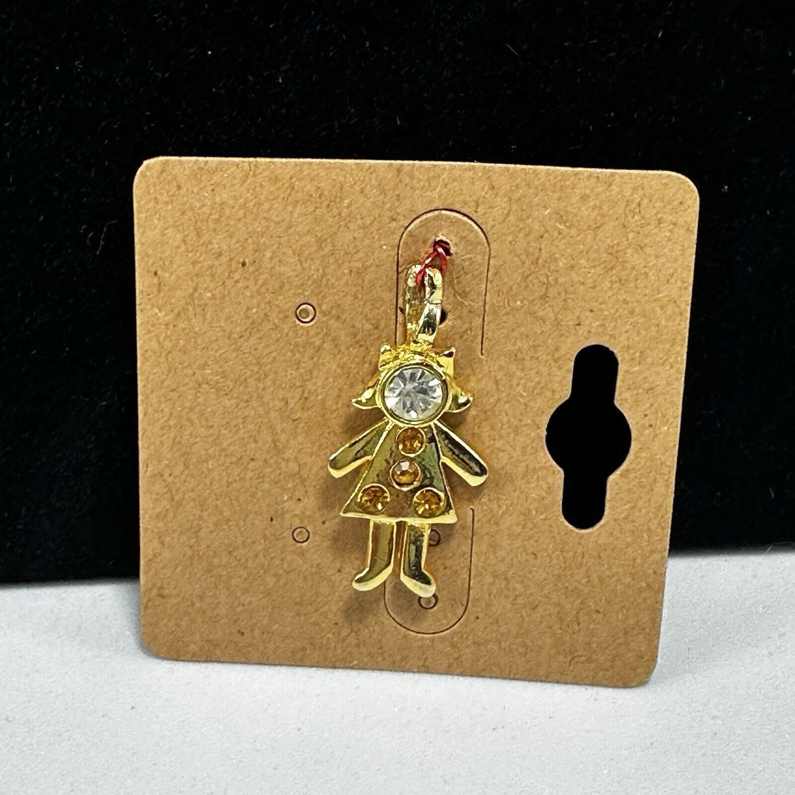 Swarovski Birthstone November Topaz Swarovski Crystal NEW Bunch Charm Size ONE SIZE - 5 Thumbnail