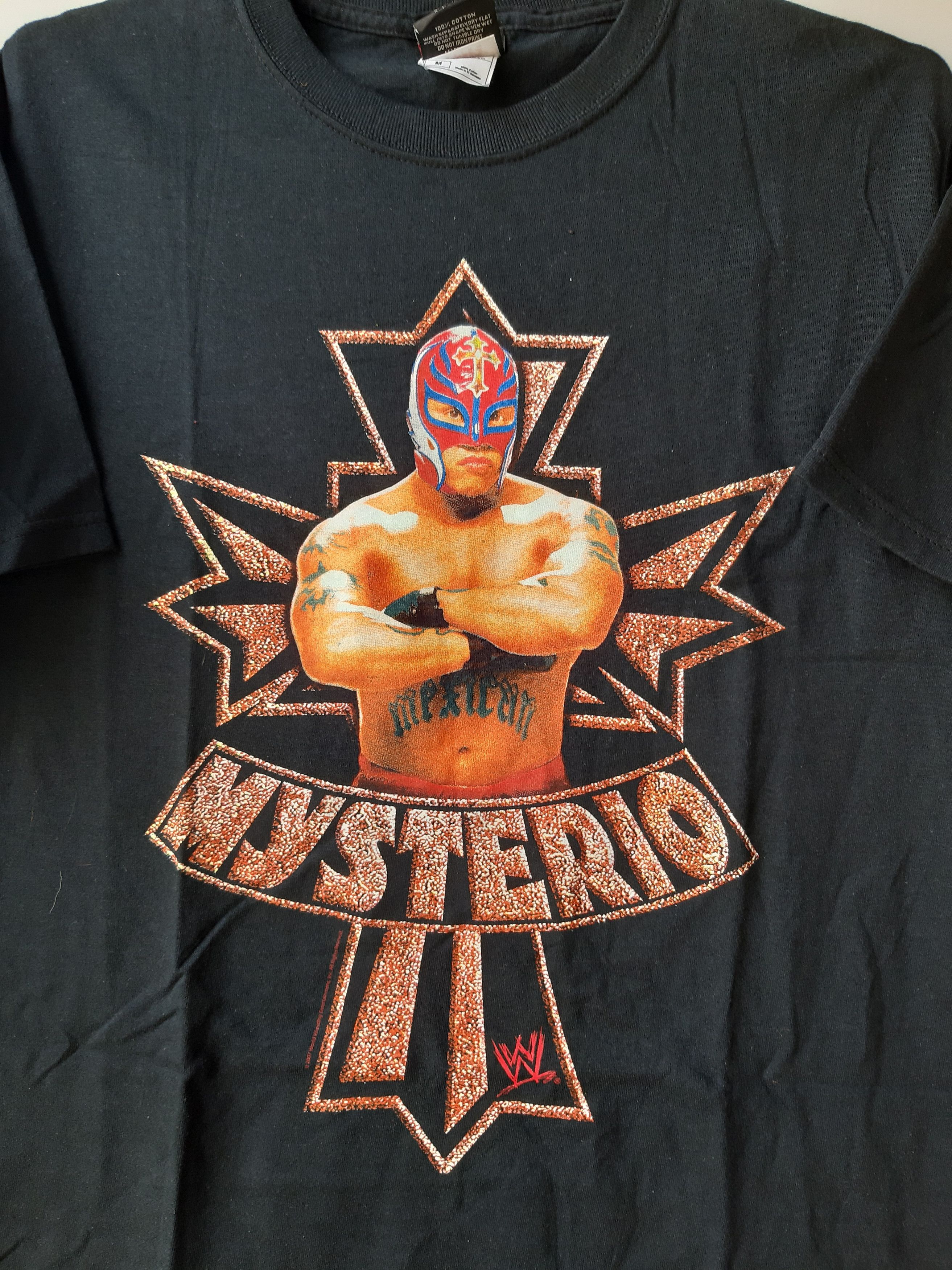 Vintage × WWE Vintage Mysterio World Wrestling Entertainment 2008 shirt Size US M / EU 48-50 / 2 - 2 Thumbnail