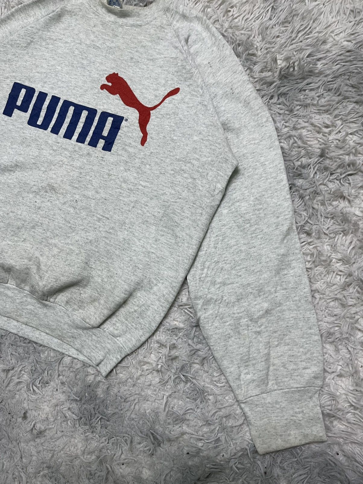 Puma 90s PUMA SWEATSHIRT BIG LOGO MADE IN USA RARE Size US M / EU 48-50 / 2 - 3 Thumbnail