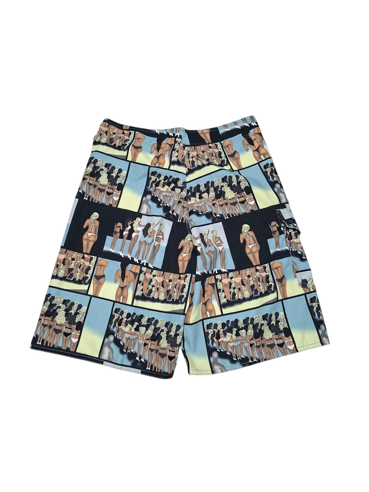 Billabong BILLABONG NUDE GIRLS VINTAGE SURF STYLE SHORTS Size US 30 / EU 46 - 3 Thumbnail