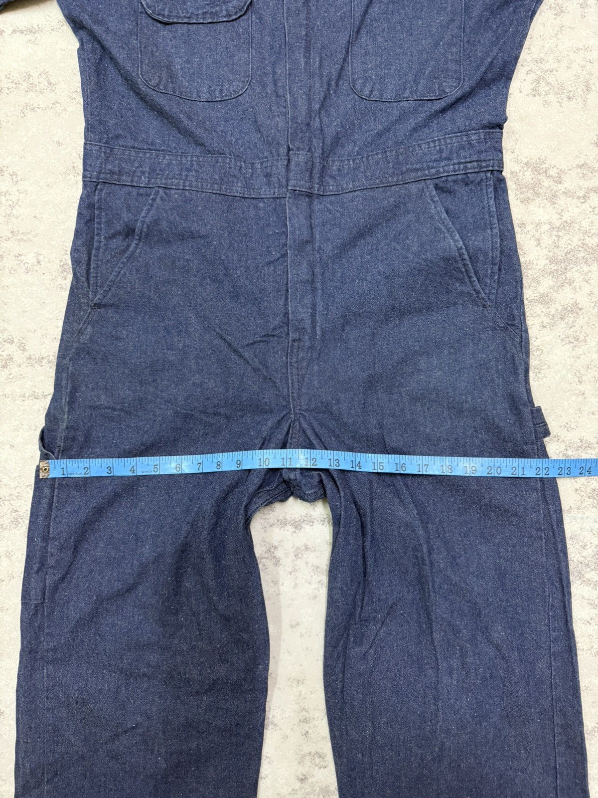Vintage Unbranded Carpenter Denim Overall Size US 36 / EU 52 - 16 Thumbnail