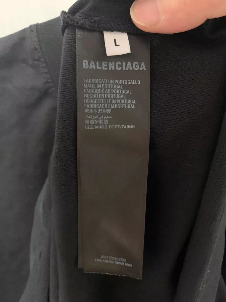 Balenciaga Balenciaga Double B rhinestone logo short sleeves 2505-Next Size US L / EU 52-54 / 3 - 9 Thumbnail