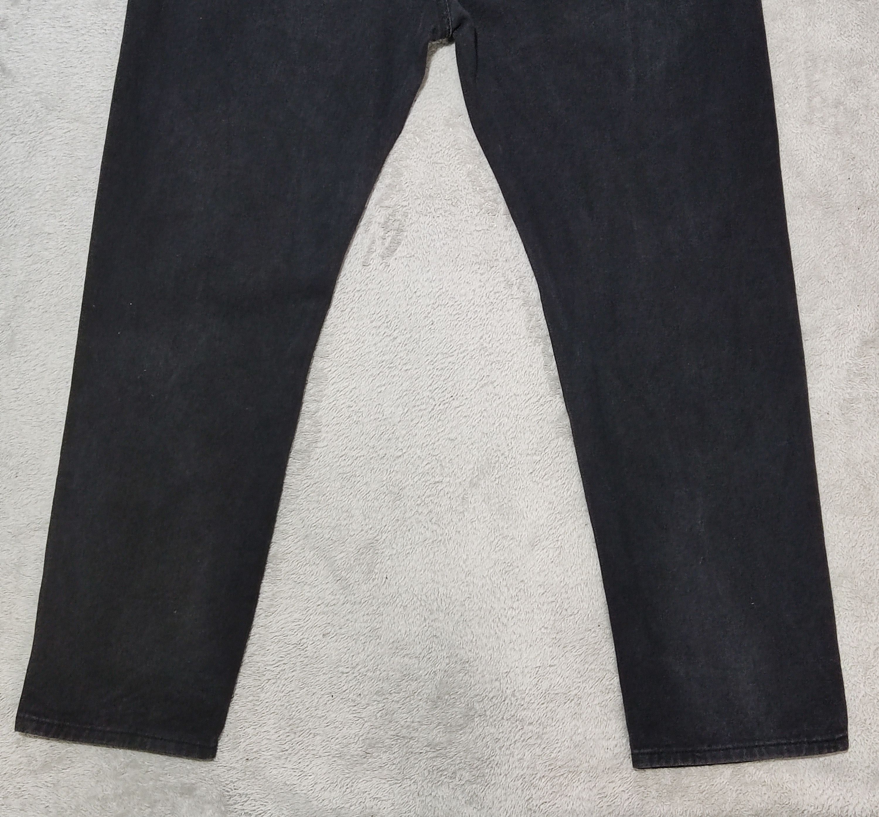 Japanese Brand Streetwear Skeleton Bone Chenille Patch Black Washed Denim Size US 35 - 11 Thumbnail