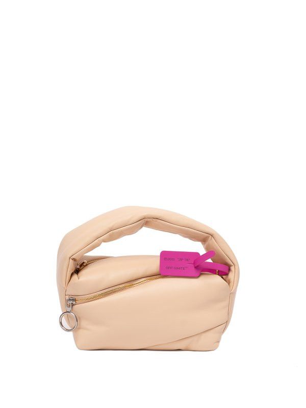 Off-White o1y1225 Size : OS / Leather Handbag in Blush Size ONE SIZE - 1 Thumbnail