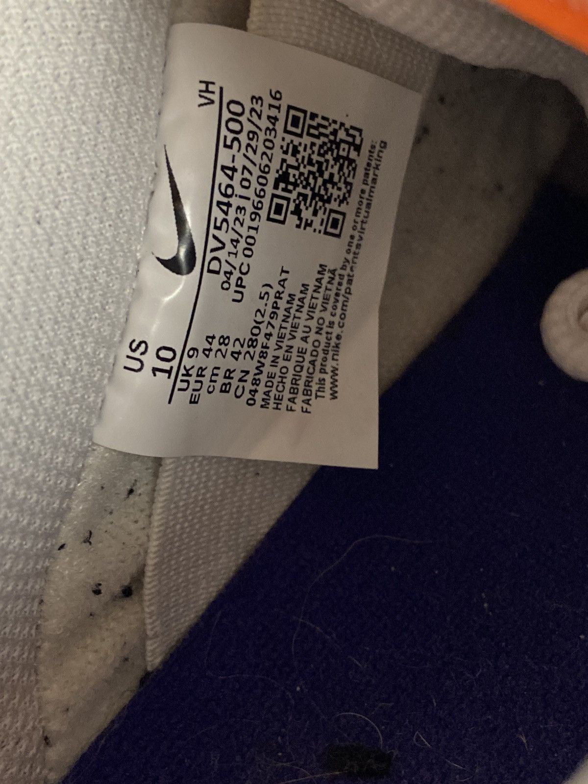 Nike Used Nike Sb Dunk Low Pro Iso Orange Label Purple Size 10US Size US 10 / EU 43 - 9 Thumbnail