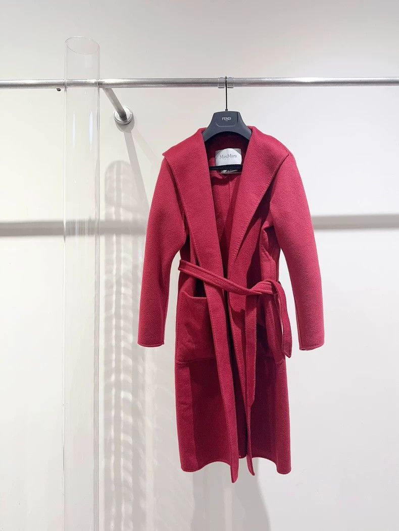 Max Mara Rialto Burgundy Coat