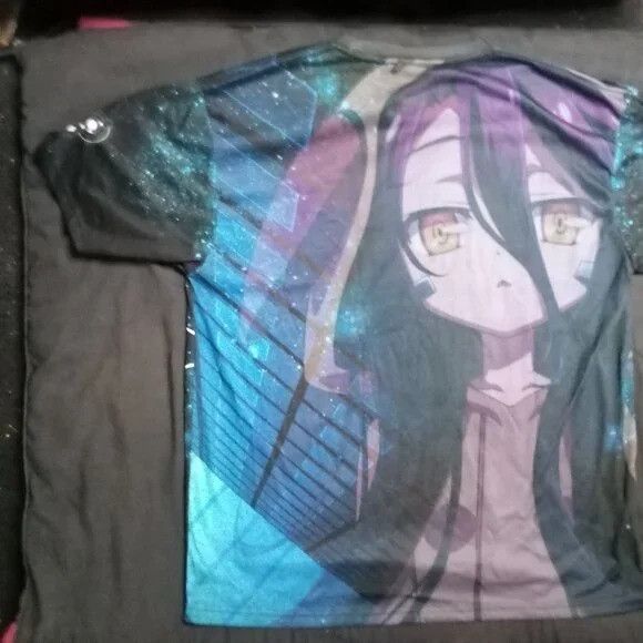 Anime No Game No Life Zero Schwi AOP Anime Manga T-Shirt Size US L / EU 52-54 / 3 - 5 Thumbnail