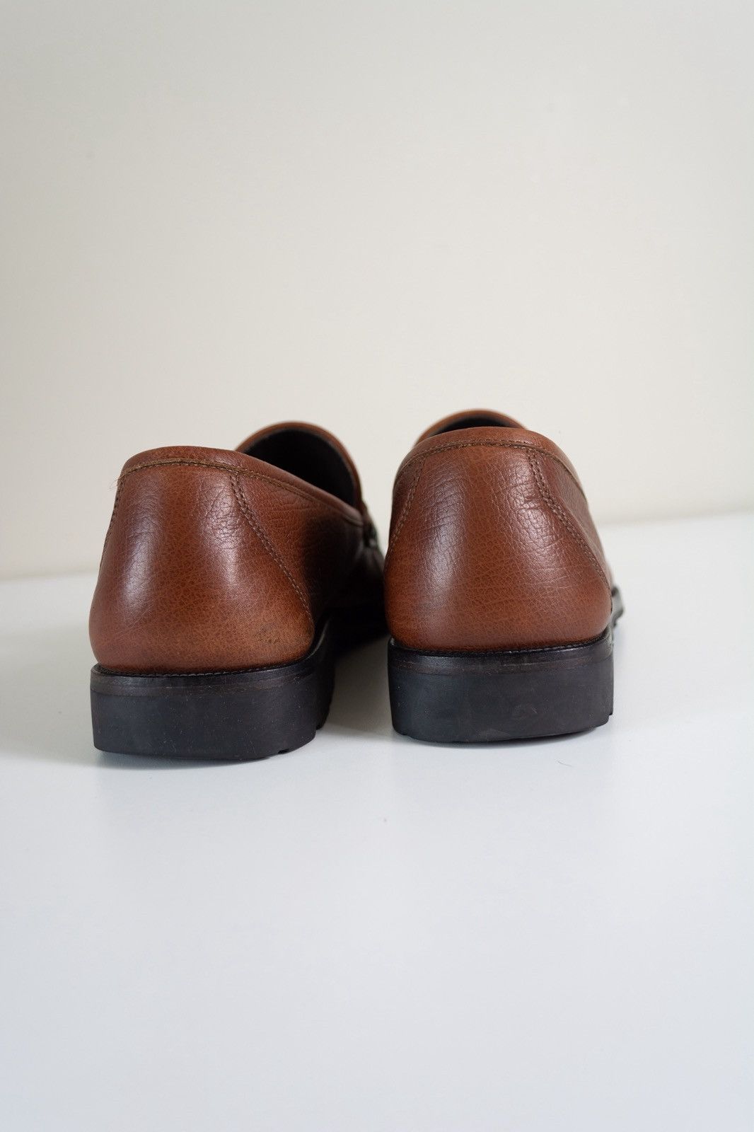 Salvatore Ferragamo Salvatore Ferragamo brown leather loafers shoes gold Size US 8.5 / EU 41-42 - 9 Thumbnail