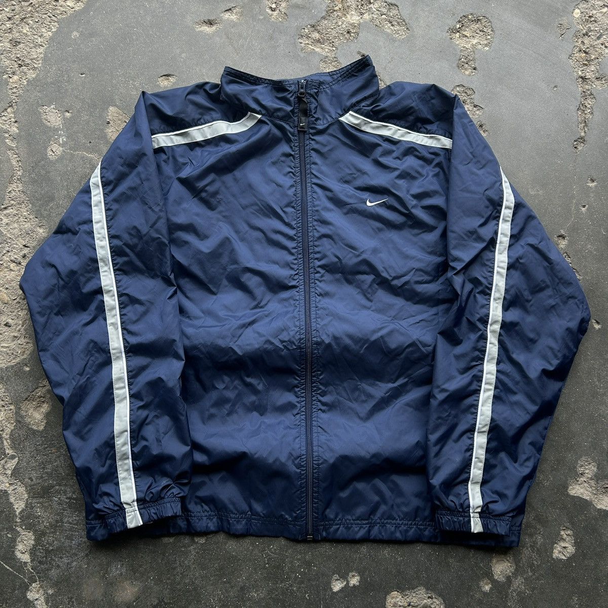 Nike × Vintage Nike Y2K Vintage Track Jacket Size US XL / EU 56 / 4 - 4 Thumbnail