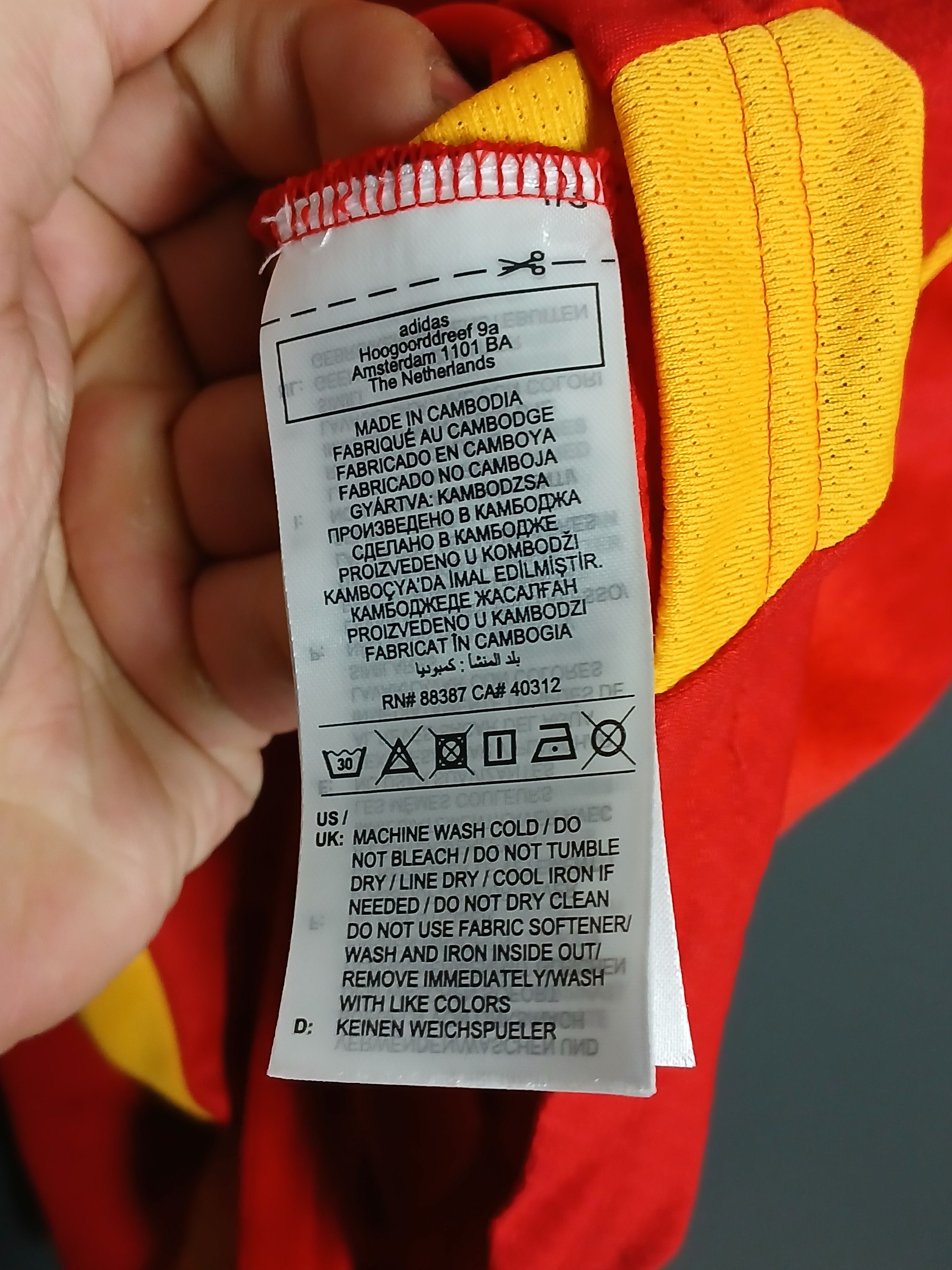 Adidas KIDS Spain National Football Team 24/25 Home Jersey T-Shirt Size US XS / EU 42 / 0 - 8 Thumbnail