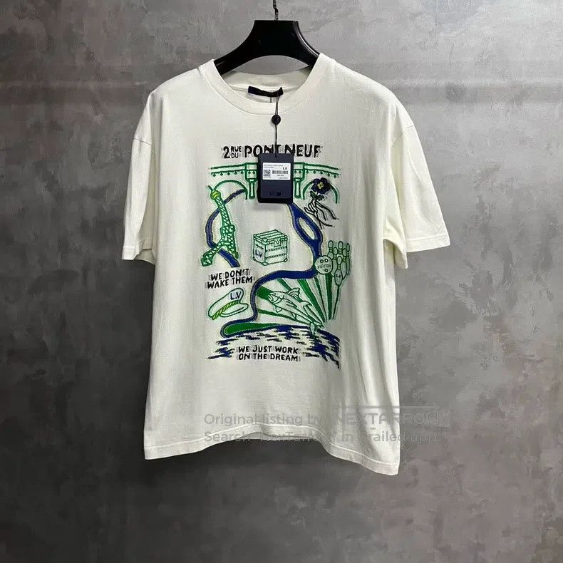 Louis Vuitton Louis Vuitton 24 Latest Monogrammed Crew Neck Short Sleeve Size US L / EU 52-54 / 3 - 1 Thumbnail