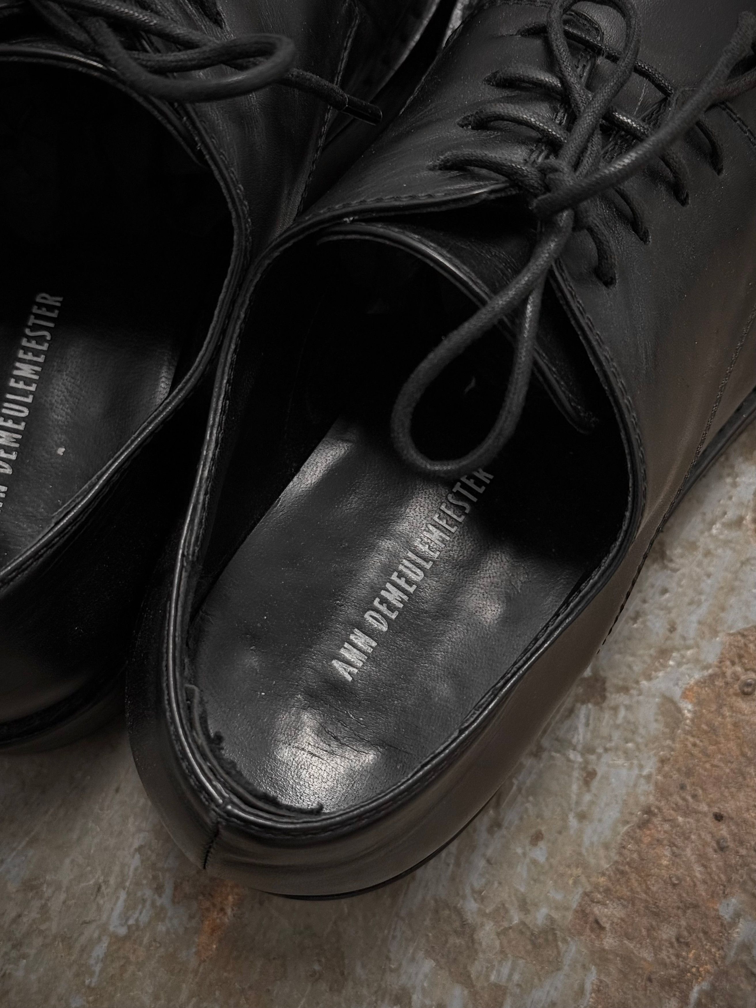 Ann Demeulemeester Ann Demeulemeester AW21 'Olivier' Cow Leather Derbies Size US 9 / EU 42 - 9 Thumbnail