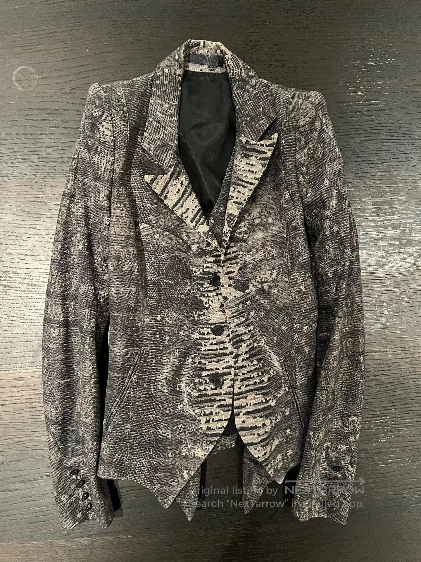 If Six Was Nine Reptile Snake Print Blazer Jacket. Size XS / US 0-2 / IT 36-38 - 1 Thumbnail