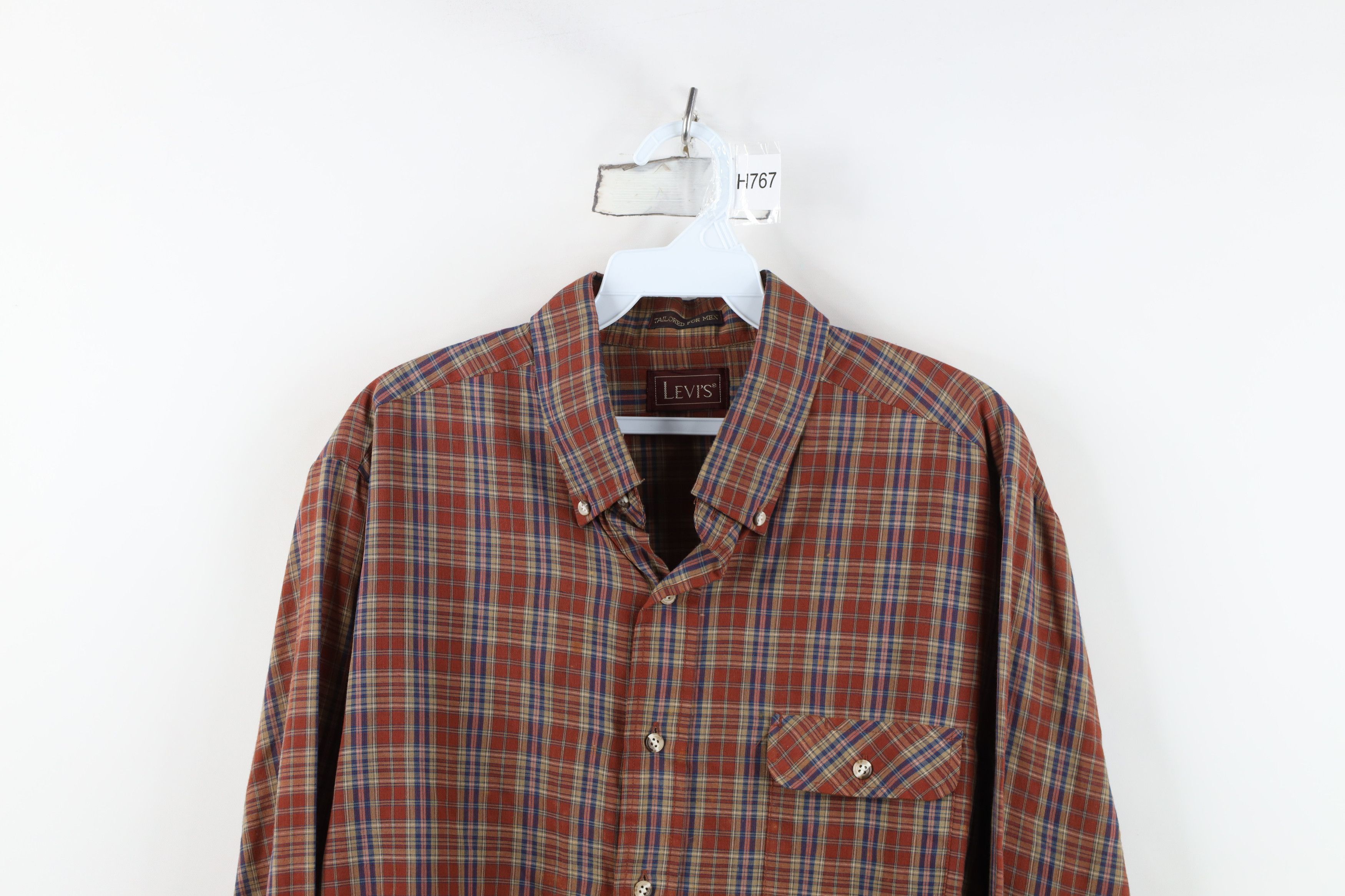 Levi's Vintage 70s 80s Levis Cowboy Collared Button Down Shirt Size US XL / EU 56 / 4 - 2 Thumbnail