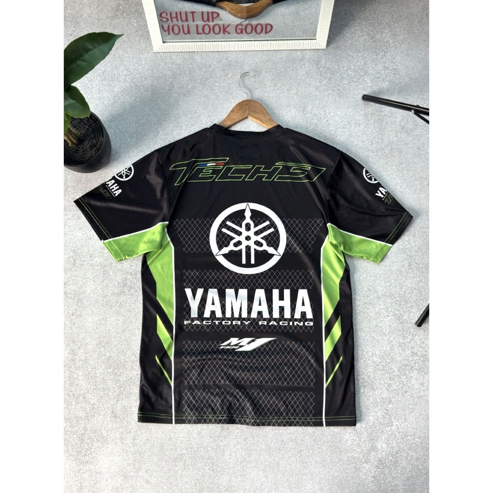 Yamaha VINTAGE Yamaha Factory Racing Tech 3 MotoGP Men T Shirt M Black Shirt Mens Size US M / EU 48-50 / 2 - 4 Thumbnail