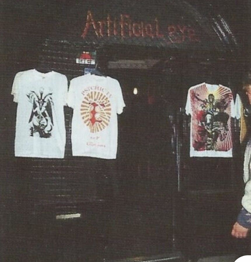 Seditionaries × Unknown London × Vintage VINTAGE 80s ARTIFICIAL EYE KENSINGTON LONDON PUNK SHIRT Size US M / EU 48-50 / 2 - 17 Thumbnail