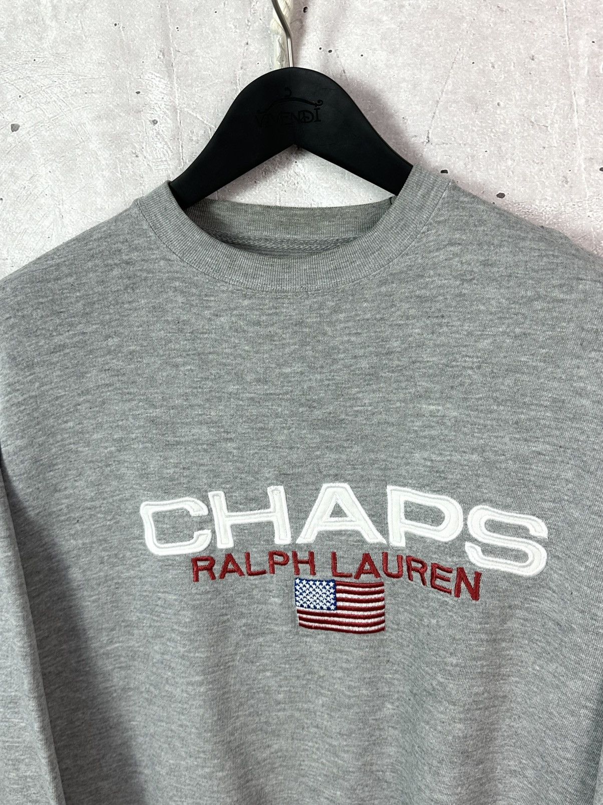 Chaps Ralph Lauren Vintage Ralph Lauren Chaps Logo Grey Cotton Sweatshirt Size US M / EU 48-50 / 2 - 4 Thumbnail