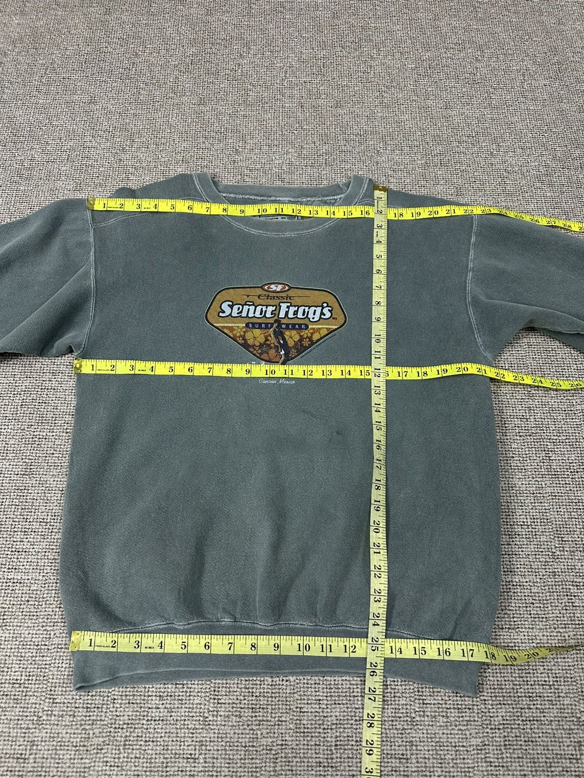 Vintage Vintage 90s Senor Frog Surfwear Usa Crewneck Z415 Size US L / EU 52-54 / 3 - 6 Thumbnail