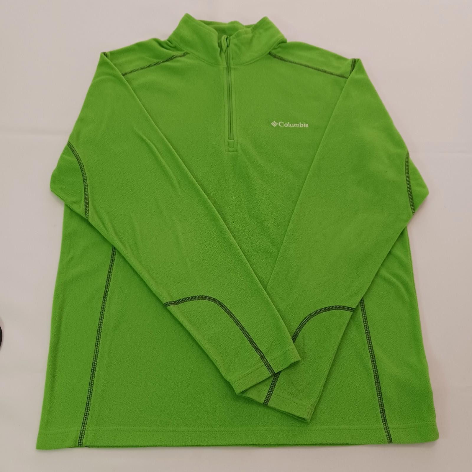 Columbia Columbia EM6503 Men Green Klamath Range 1/2 Zip Sweatshirt M Size US M / EU 48-50 / 2 - 1 Thumbnail