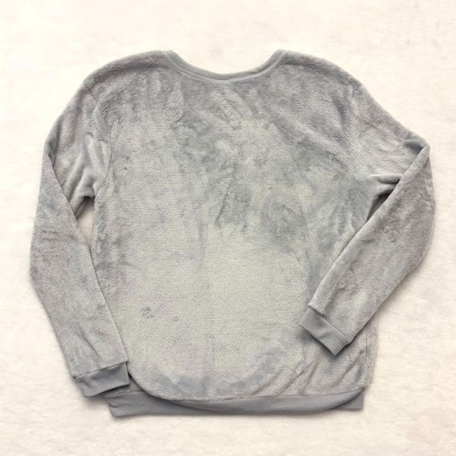 Disney Disney Lilo & Stitch Sweatshirt Gray Size M Graphic Crewneck Cozy Plush Stitch Women Size S / US 4 / IT 40 - 3 Thumbnail