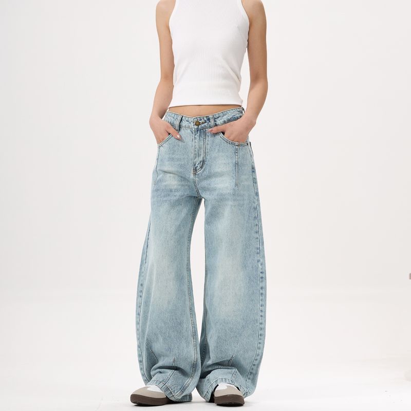 Japanese Brand American high street men's wide-leg baggy jeans Size US 32 / EU 48 - 1 Thumbnail