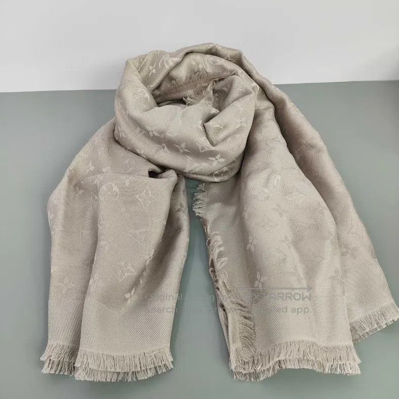 Louis Vuitton Louis Vuitton Blended scarf Size ONE SIZE - 4 Thumbnail