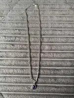Other Square Blue Zirconia Pendant Necklace Size ONE SIZE - 4 Thumbnail