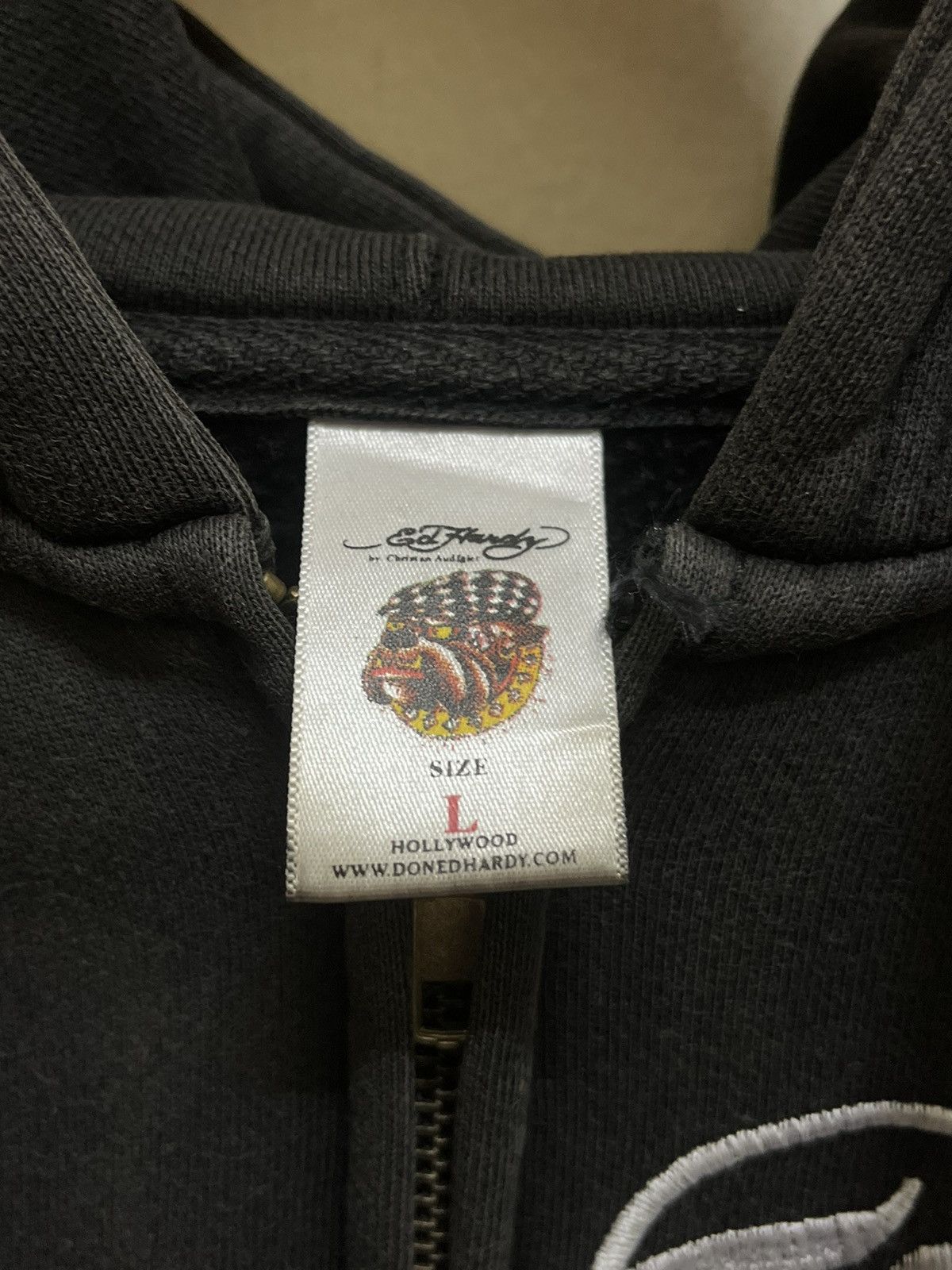 Ed Hardy Iconic Ed Hardy Embroidered Tatoo Los Angeles Hoodie Size US L / EU 52-54 / 3 - 19 Thumbnail