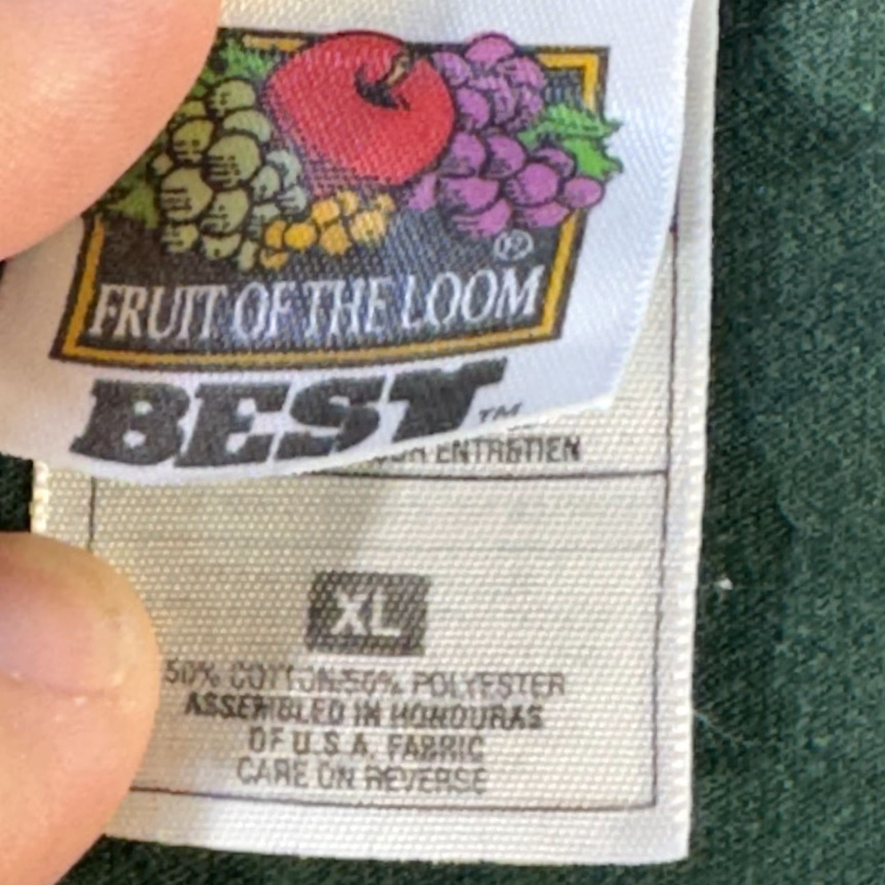 Fruit Of The Loom Uwharrie Trail Adventure Run Shirt Mens XL Green Deer Graphic Troy NC Race Tee Size US XL / EU 56 / 4 - 7 Thumbnail