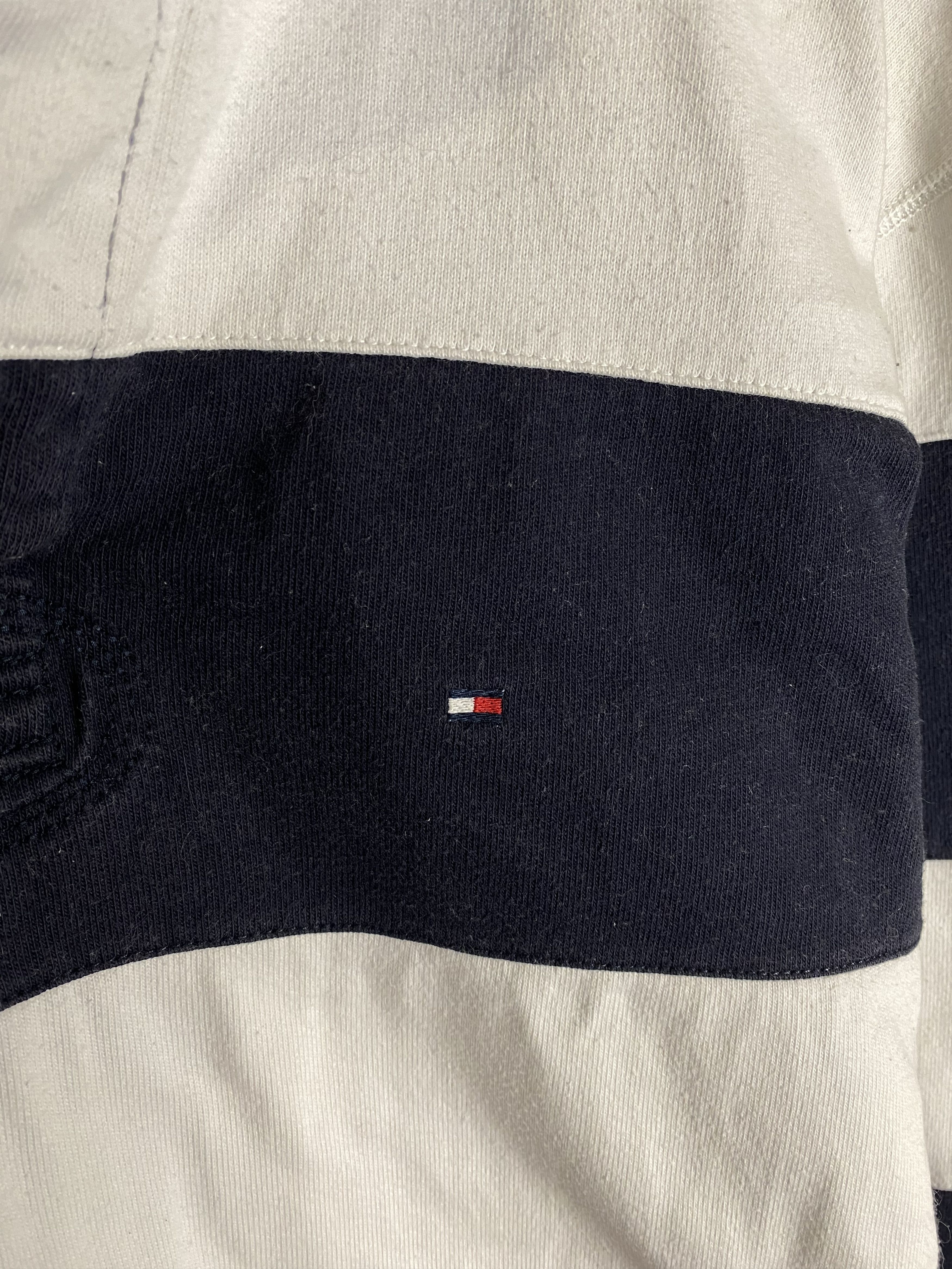 Tommy Hilfiger Vintage TOMMY HILFIGER Rugby Striped Sweatshirt M494 Size US L / EU 52-54 / 3 - 4 Thumbnail