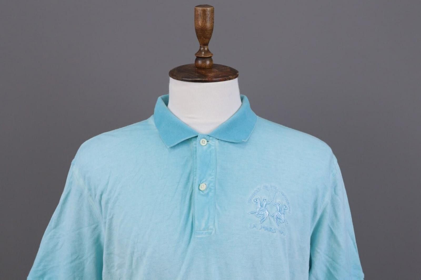 La Martina La Martina Buenos Aires Blue Summer Polo Shirt Size XXL Size US XXL / EU 58 / 5 - 2 Thumbnail