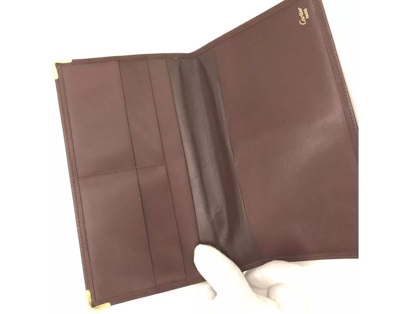 Cartier Vintage 90s Cartier Leather Bifold Wallet Size ONE SIZE - 3 Thumbnail
