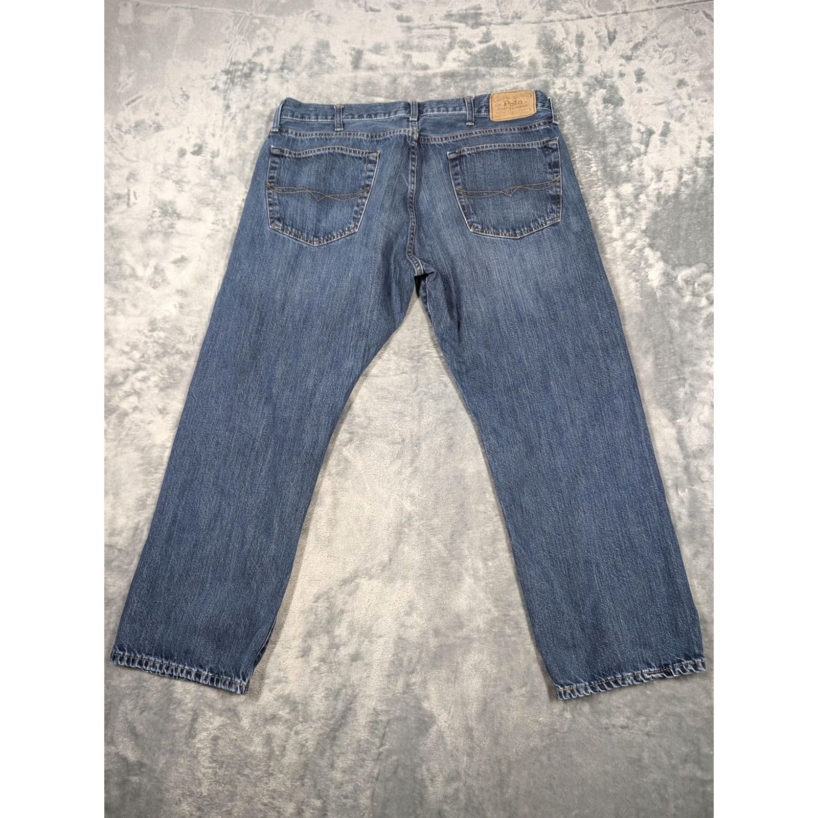Polo Ralph Lauren Polo Ralph Lauren Jeans Mens 38x30 Blue Medium Wash Classic Fit Straight Leg Size US M / EU 48-50 / 2 - 7 Thumbnail