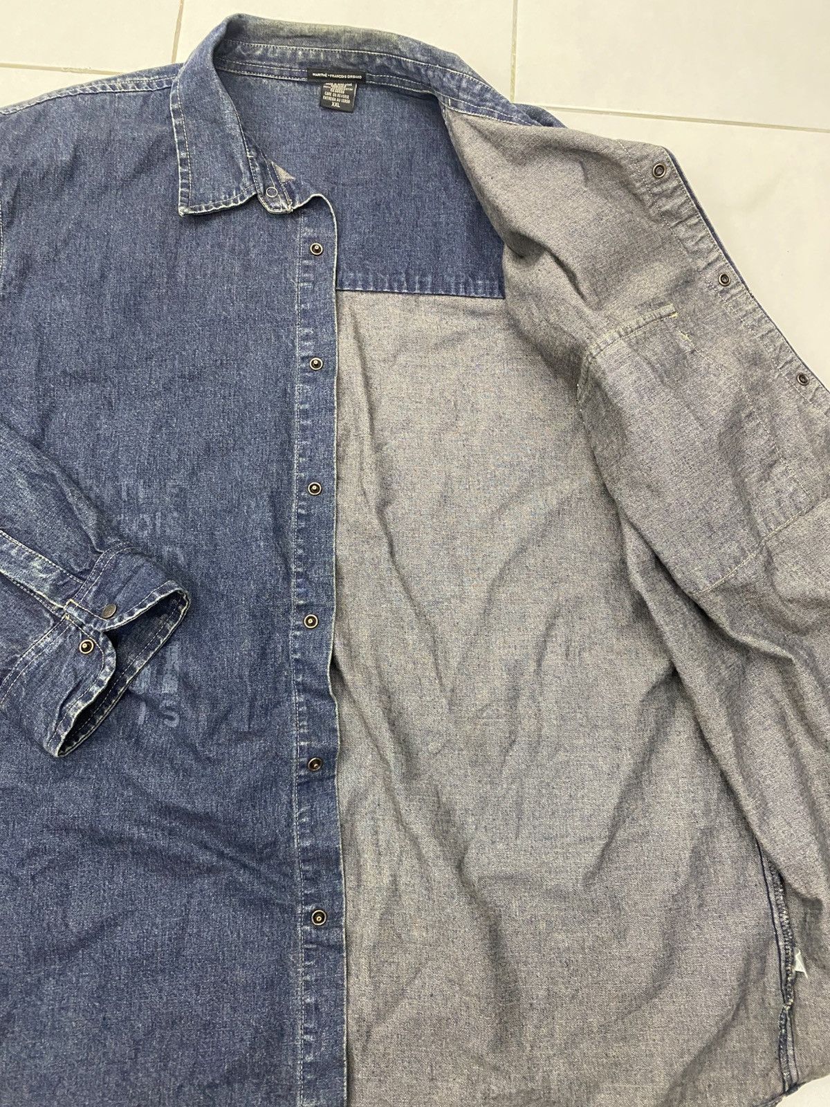 Marithe + Francois Girbaud Vtg Marithe Francois Girbaud oversize denim shirt Size US XXL / EU 58 / 5 - 10 Thumbnail