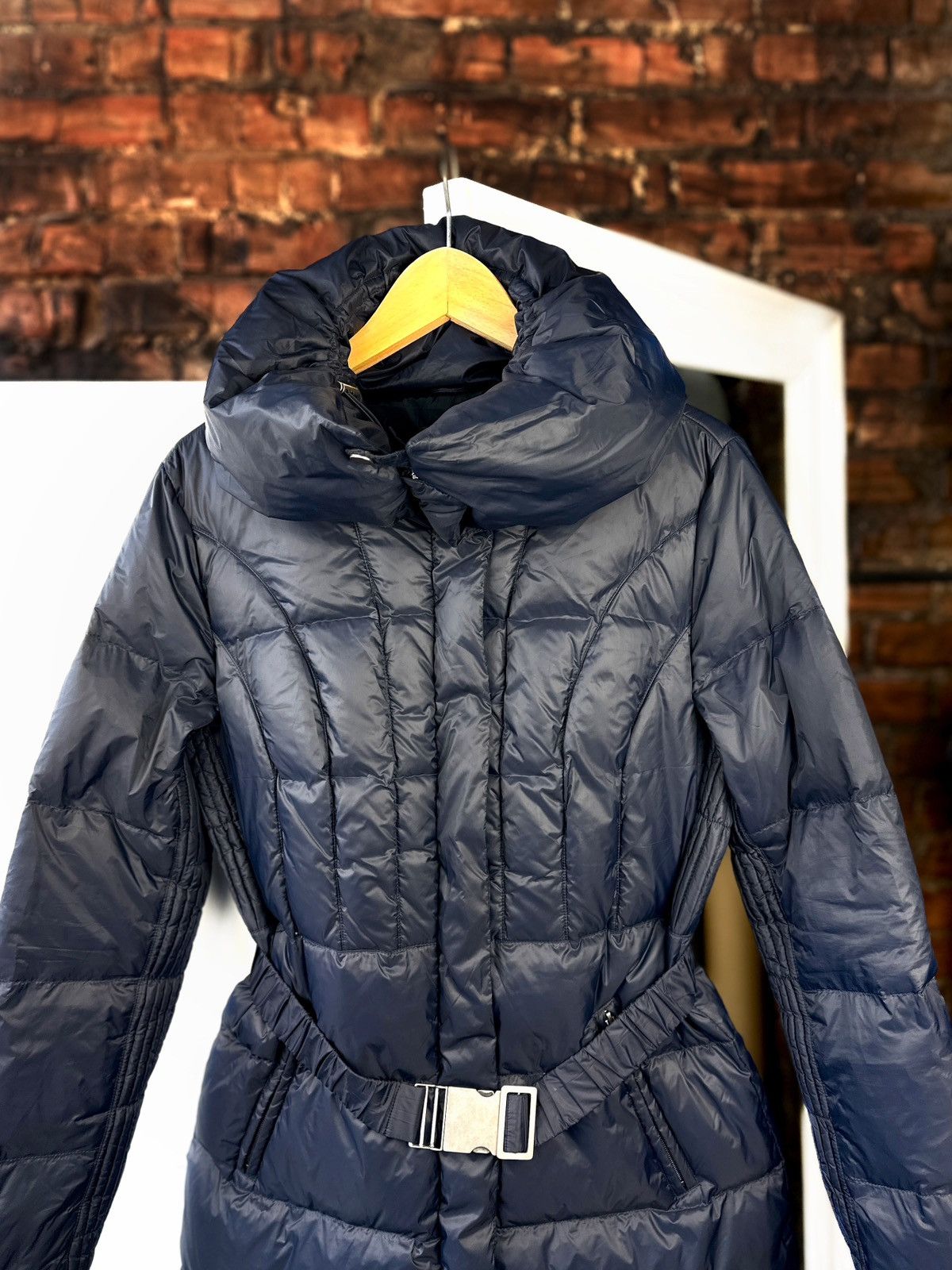Benetton Women’s Benetton Soft Warm Down Jacket Dark Blue Size: 44 Size M / US 6-8 / IT 42-44 - 2 Thumbnail
